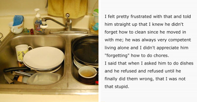 Woman's Way Of Responding To Her Boyfriend's Laziness Is Pure Genius