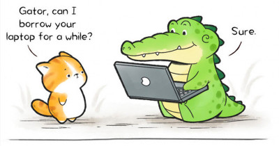 These Heartwarming Comics About Buddy Gator Are Taking Over The Internet