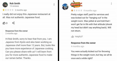 35 Of The Smartest And Most Hilarious Responses From Business Owners And Managers To Fake Reviews