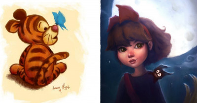 Here Are The Most Adorable Disney Character Illustrations That You Will Ever See