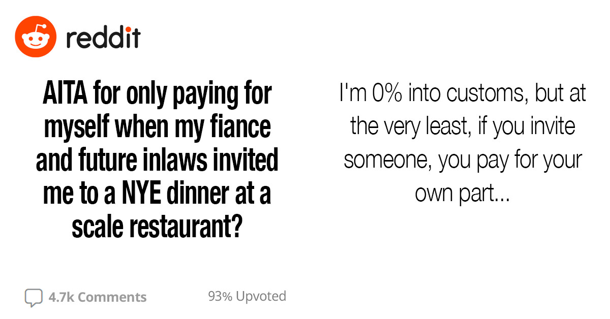 Female Doctor Gets Invited To Dinner By Her Fiancé And Future In-Laws Only To Find Out She Has To Pay For The Entire Bill