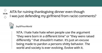 Guy Earns Support From Redditors After Defending His Black Girlfriend From His Racist Family