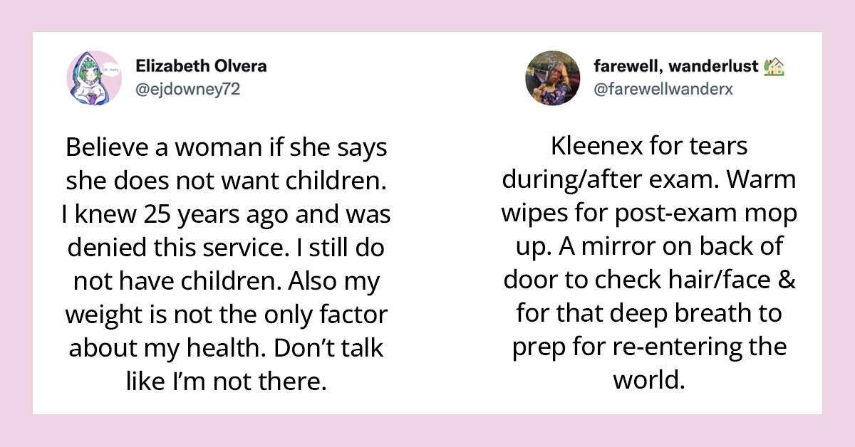 Gynecologist Opening New Practice Gets Advice From 40 People About What To Include In His Office