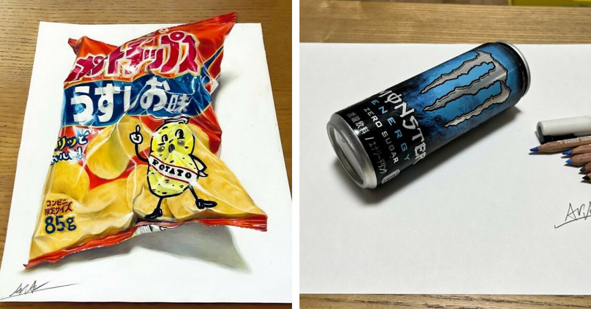 30 Hyperrealistic Drawings By A Japanese Artist That You Will Have A Hard Time Digesting If It's Actually The Real Thing Or Not