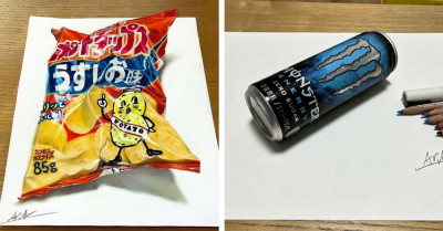 30 Hyperrealistic Drawings By A Japanese Artist That You Will Have A Hard Time Digesting If It's Actually The Real Thing Or Not