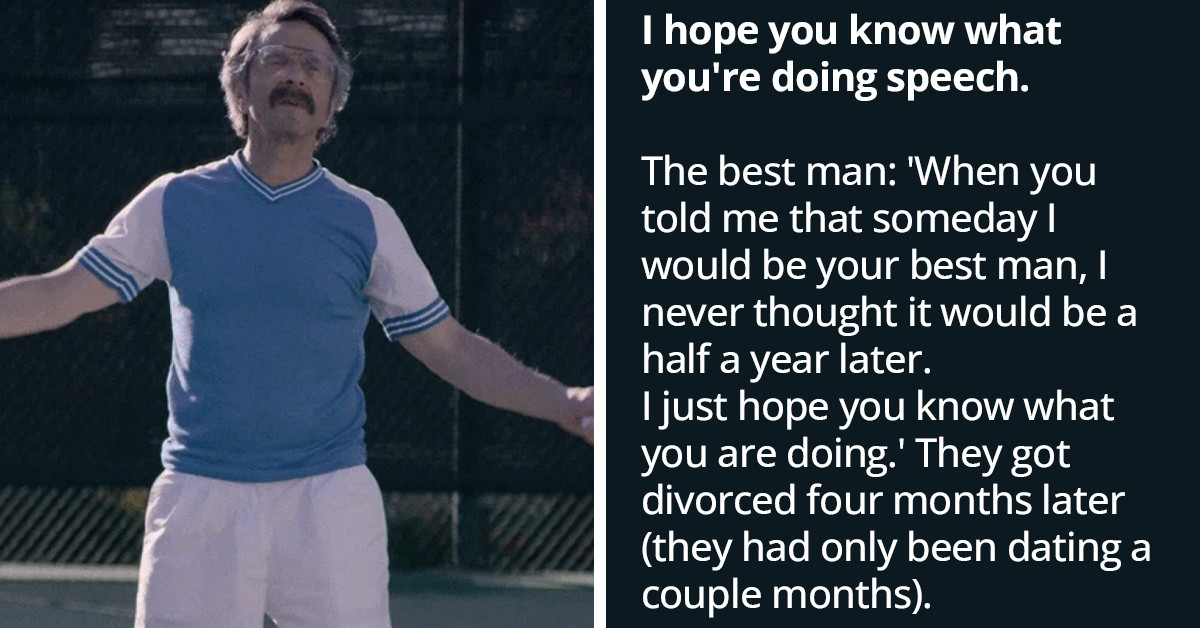 30 People Who Had A Horrible Time At A Wedding Because Of A Cringey Wedding Toast