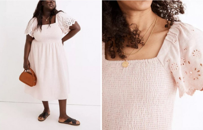 11. Imagine yourself meeting the royals at a casual welcoming event in a pretty midi dress like this.