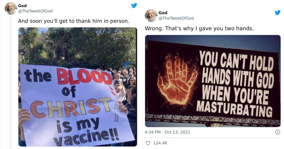 40 Pictures From The Tweet Of God Saying The Most Savage Things That Will Make You Laugh and Ponder