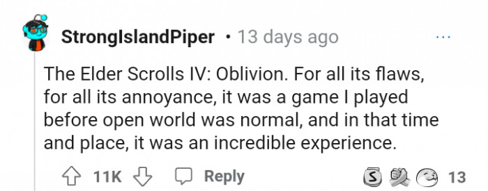 11. The Elder Scrolls IV: Oblivion