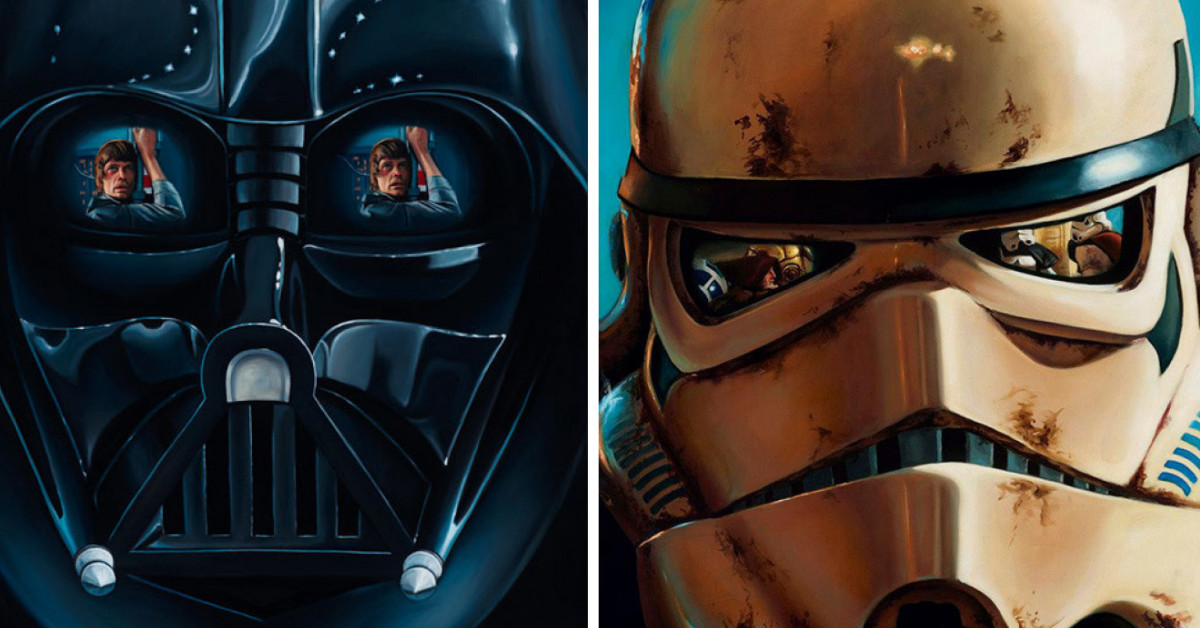 Cool Reflection Paintings Inspired By Star Wars