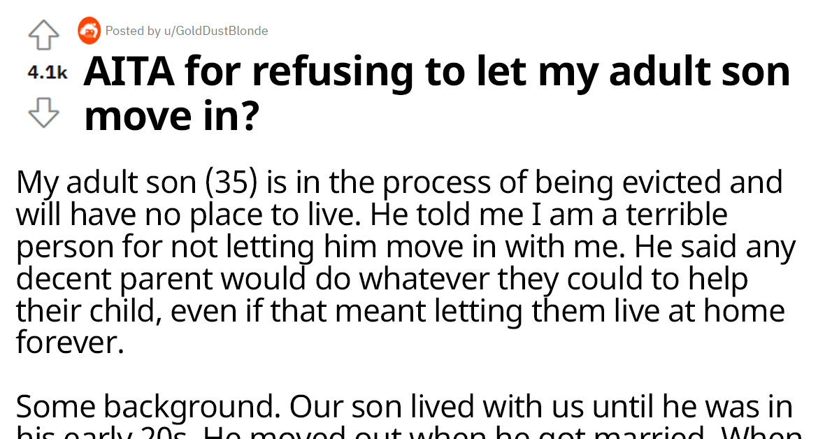 This Hypocritical Man Wishes to Stay in His Parents' House After Abandoning His Kids