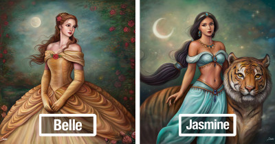 Disney Characters Look Utterly Incredible In This Illustrative Series