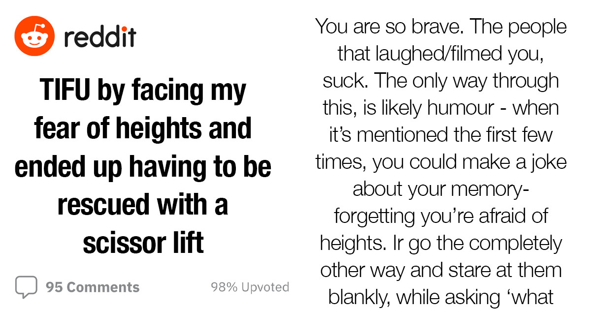Man Faces Fear of Heights at Work and Ends Up Having to Be Rescued