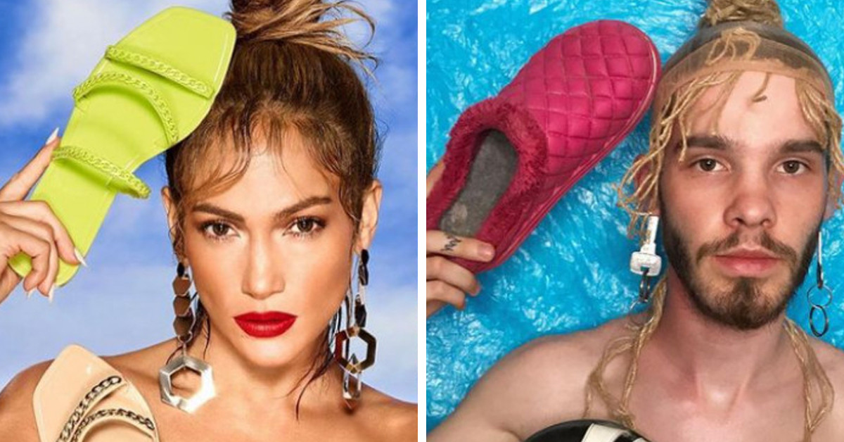 Ridiculously Creative Instagrammer Hilariously Recreates Celebrity Photos With Household Items