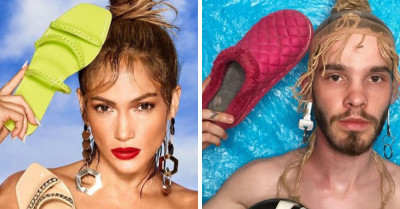 Ridiculously Creative Instagrammer Hilariously Recreates Celebrity Photos With Household Items
