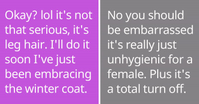 This Woman Was Shocked By The Awful Response Her Boyfriend Gave Her For Sending A Silly Picture Of Her Unshaven Legs