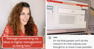 Content Creator Shows Tutorial On How To Put Watermarks In Presentations After Manager Steals Her Work