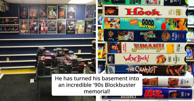 This Man Built A Blockbuster Memorial In His Basement And It's Guaranteed To Give You All The Nostalgic Feels