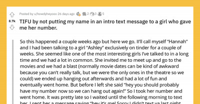 Girl Forgets To Introduce Herself In An Intro Text And Ends Up Taking Someone Else's Identity