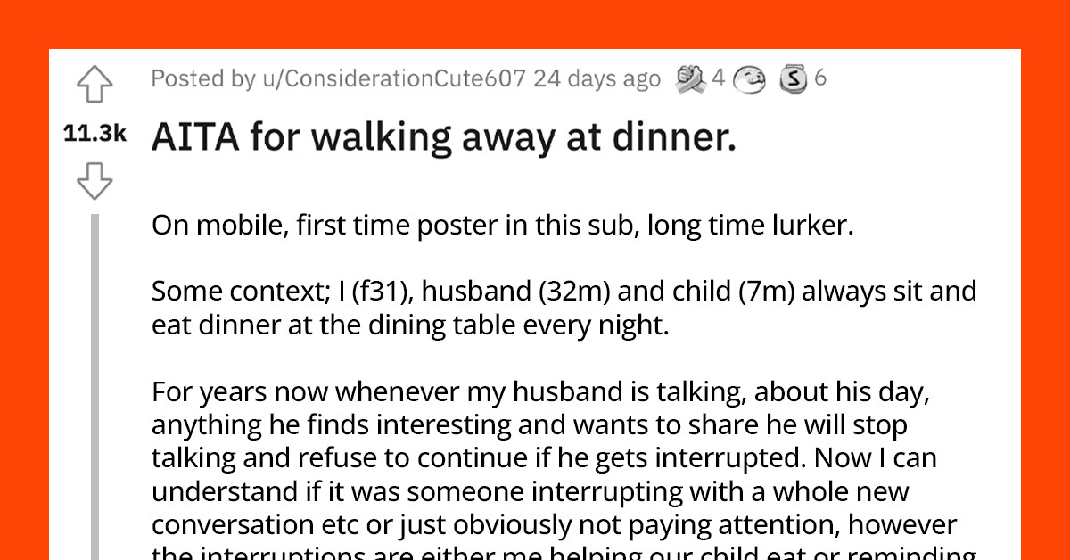 Husband's Continuous Stubborn Behavior Made This Woman Get Up and Leave