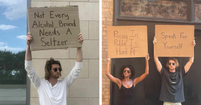 ‘Dude With Sign’ Strikes The Truth Again By Protesting Annoying Everyday Things