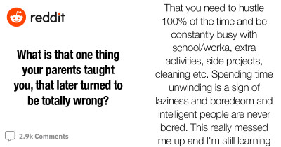 20 People Share Lessons From Their Parents They Learned Are Actually Completely Wrong