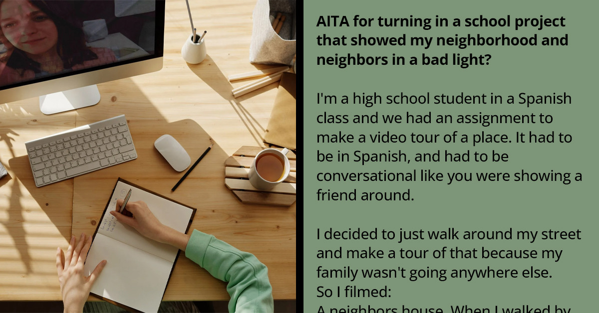 Student Accidentally Exposes How Awful Some Of The Well-Known People In Her Neighborhood Actually Are After Sharing A School Project
