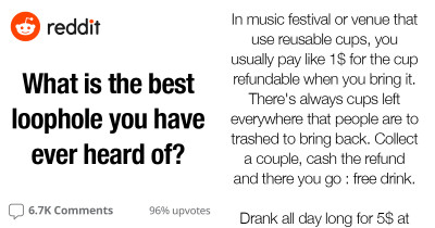 40 People Share The Loopholes They've Found And How They Used Them To Their Advantage