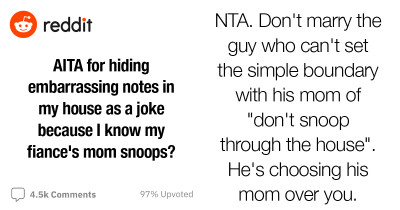 Woman Pranks Future Mother-In-Law With Creatively Placed Embarrassing Notes