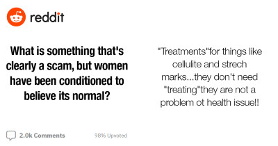 20 Things That Are Clearly Scams But Women Are Conditioned To Believe It’s Normal