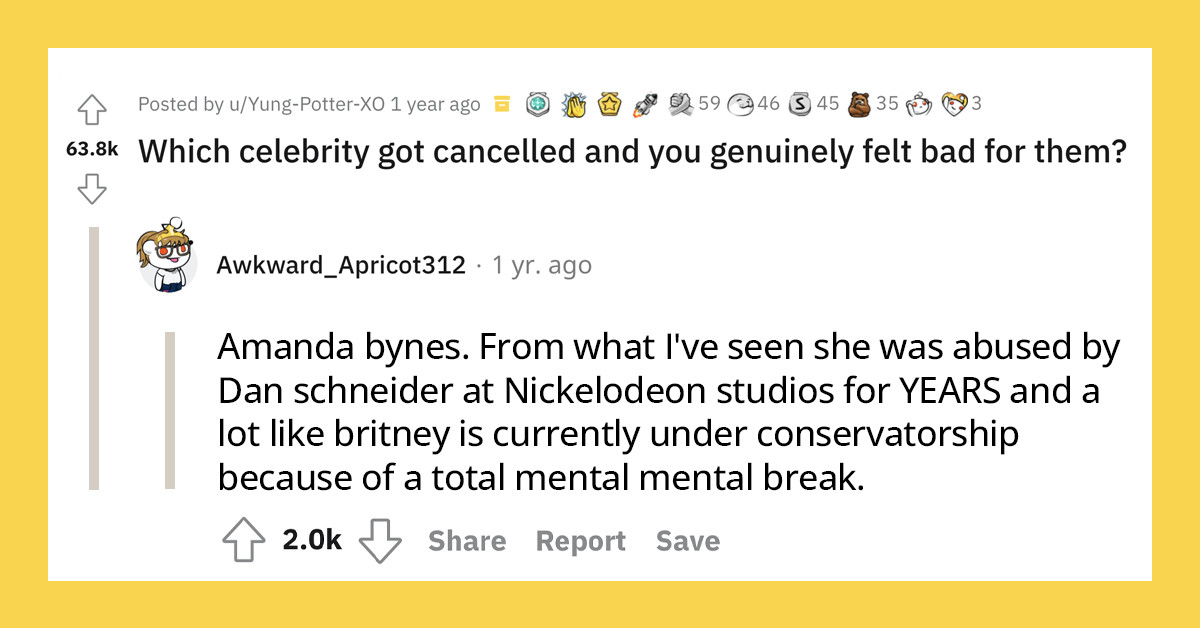 Redditors Are Listing Cancelled Celebrities That They Genuinely Feel Bad For, And Here Are 20 Of Them