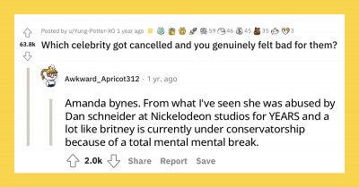 Redditors Are Listing Cancelled Celebrities That They Genuinely Feel Bad For, And Here Are 20 Of Them