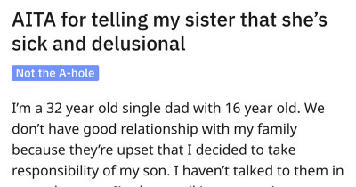 Man Asks If He Was Wrong For Shouting At His Sister After She Said It Is "Creepy And Perverted" To Hug His Teen Son