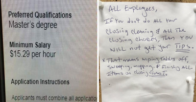 30 People Describe Bad Working Conditions In Twitter Thread Called The "Nobody Wants To Work Anymore" Starter Kit