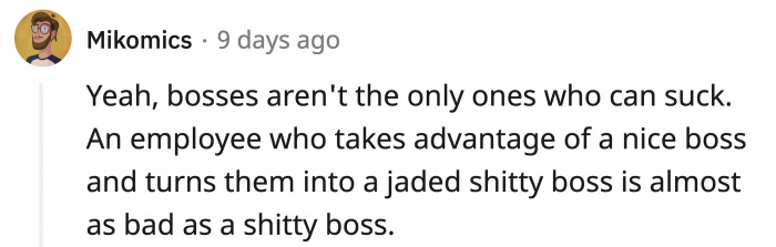 There are also situations where it's the other way around.