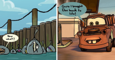 Comic Artist Envisions A World Where Pixar Movies Are Lifelike