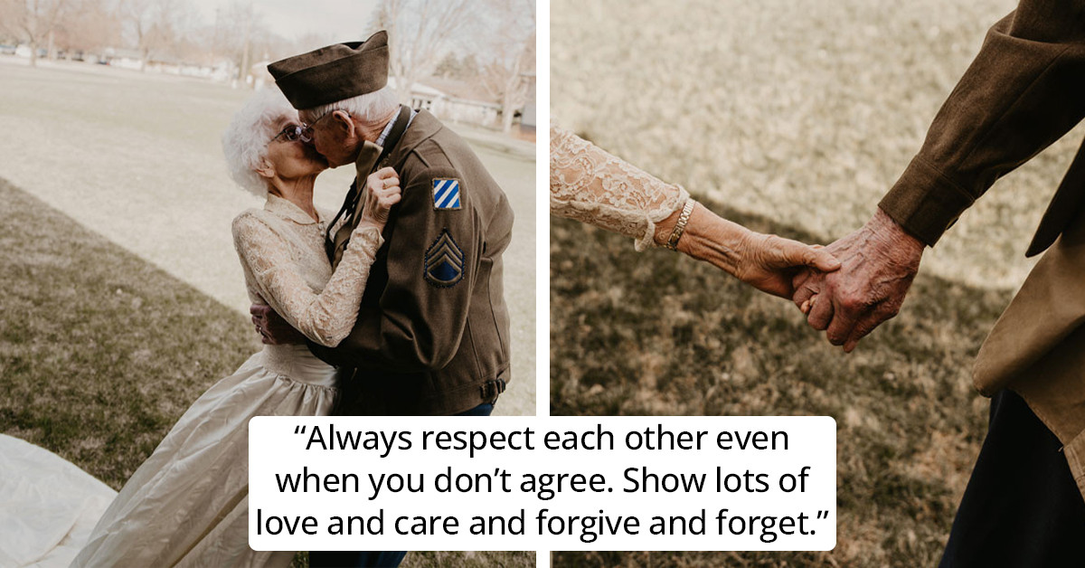 Touching Photos Of A Couple Celebrating 70 Years Of Marriage And Still Being Madly In Love Make Hearts Swoon Everywhere