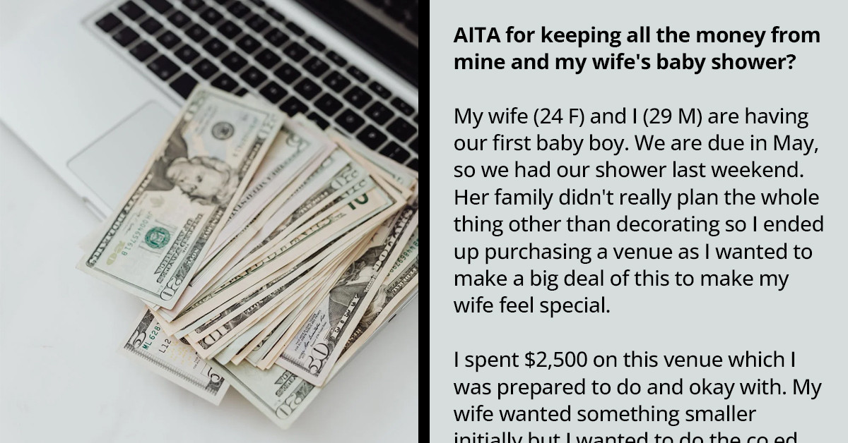 Expecting Father Books A $2,500 Venue For Their Baby Shower Then Keeps All Of The Cash Gifts To Pay Himself Back