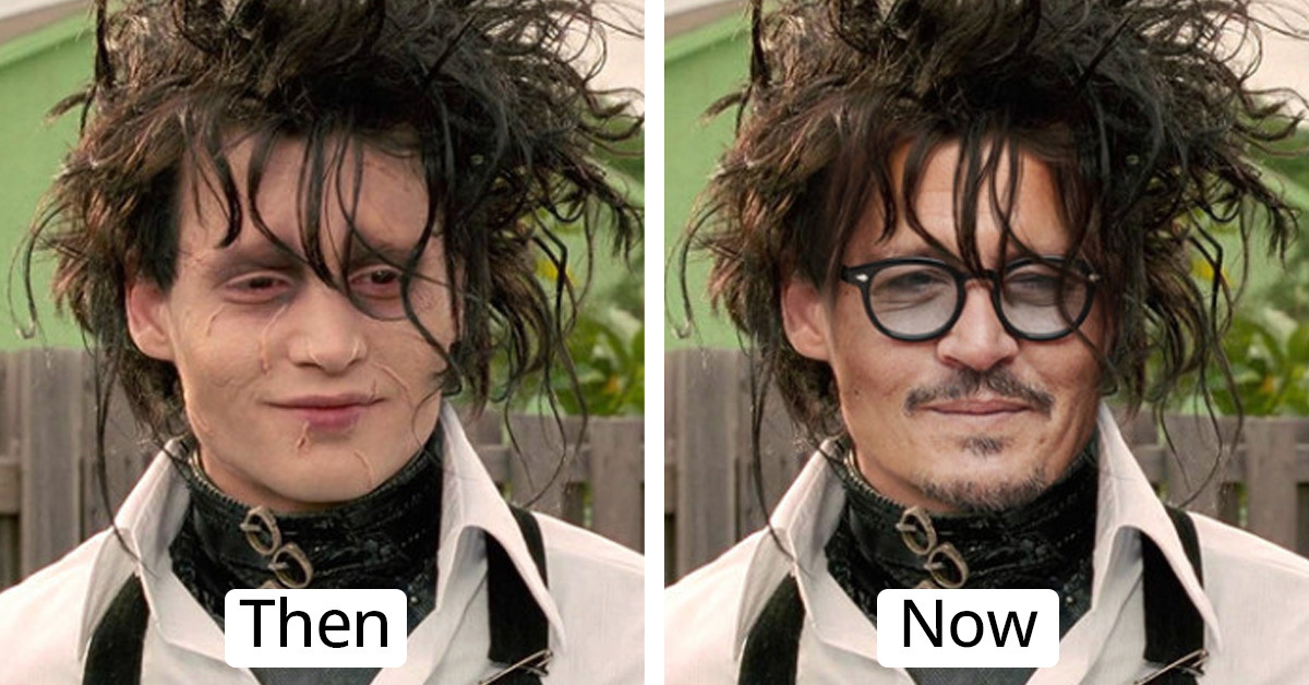 Side By Side Comparisons Show Us What It Would Look Like If These Celebrities Recreated Famous Scenes From Their Blockbuster Films Today