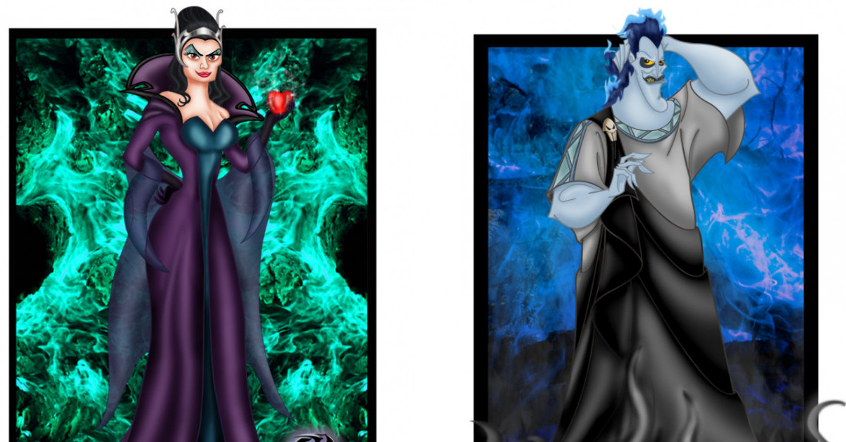 This Fan Artist's Collection Of Favorite Disney Villains Is Honestly Fantastic