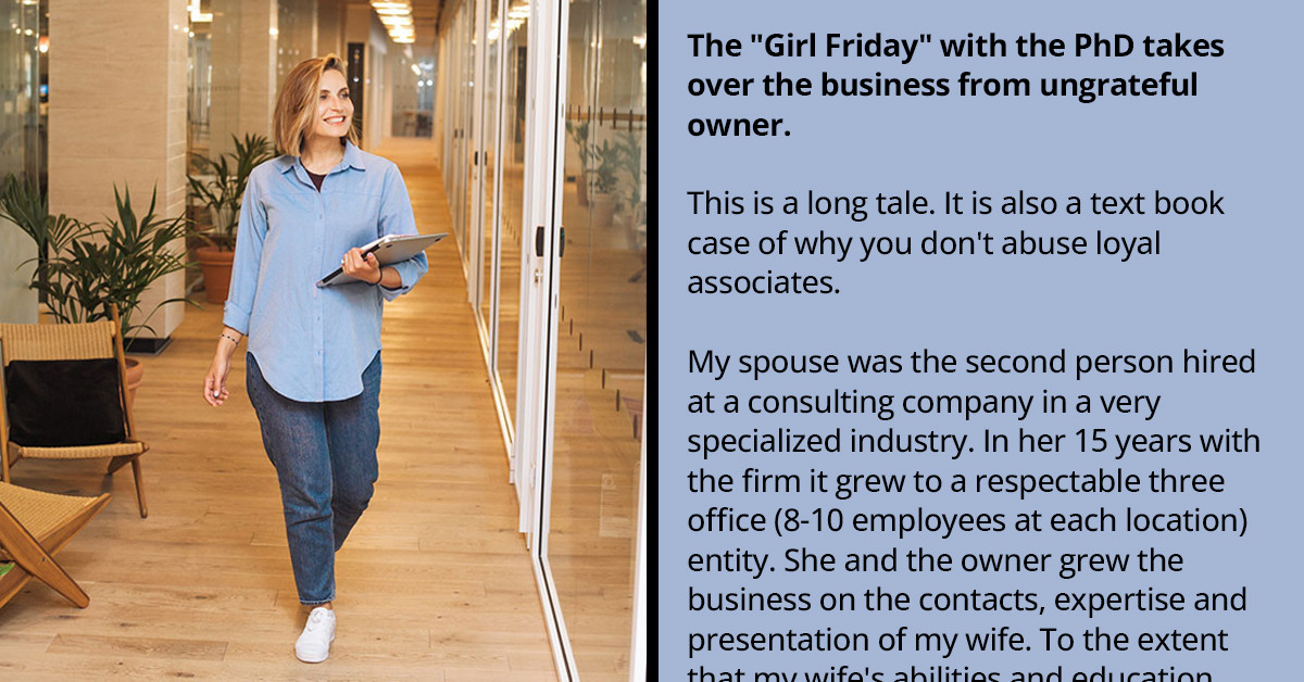After Her Boss Tried To Pull A Fast One On Her, This Woman Left The Company Entirely But Took 90% Of Her Hard-Earned Clients With Her