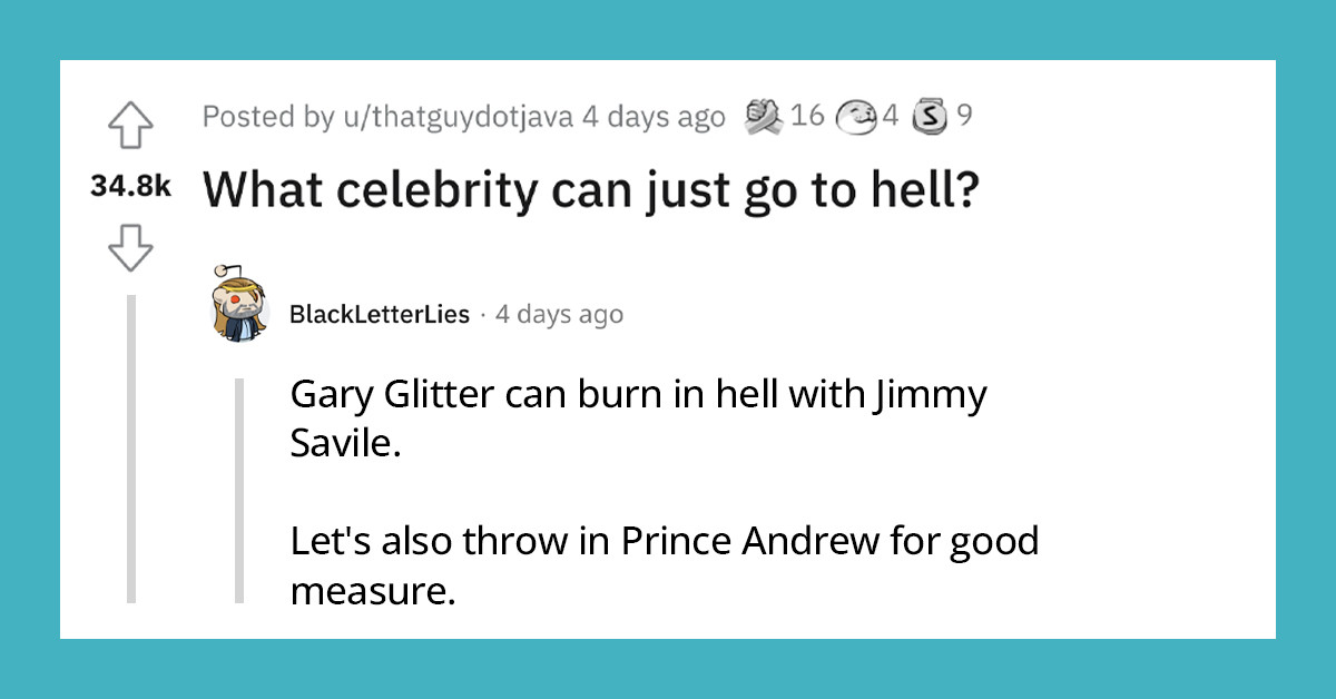 20+ Times When People Called Out Celebrities They Believe Should Just Go To Hell
