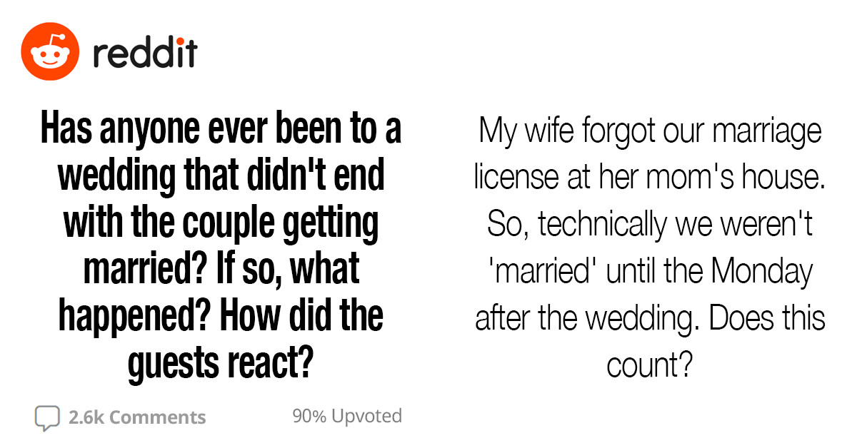20 Weddings And Almost-Got-Married Stories That Didn't Have A Happy Ending