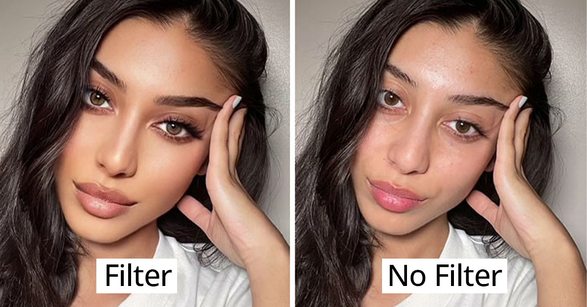 30 Times TikTok Influencer Shared Her Before And After Photos To Highlight The Amount Of Fake There Is On Social Media