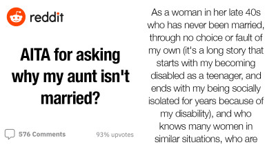 30-Year-Old Retaliates Against Her 60-Year-Old Single Aunt Who Asked Her If She Was Dating Yet