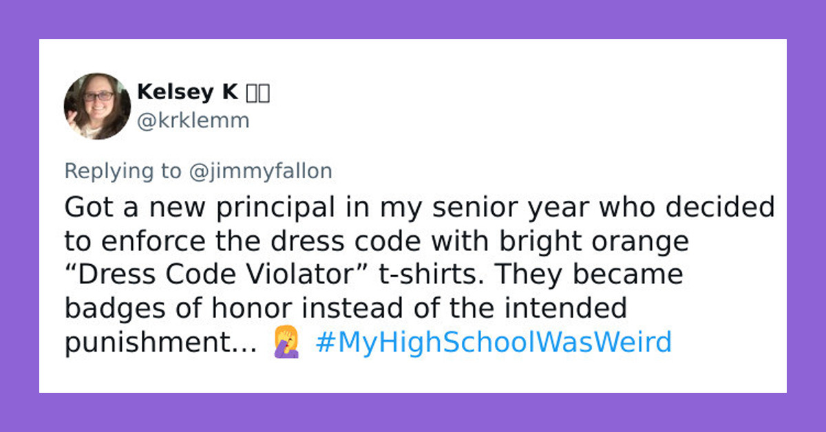 30 Of The Funniest Responses To The Question “Why Was Your High School Weird?”