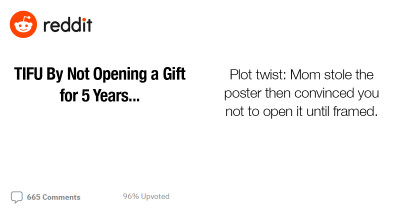 Redditor Procrastinates Opening A Gift For 5 Years, Only To Be Disappointed When They Finally Opened It