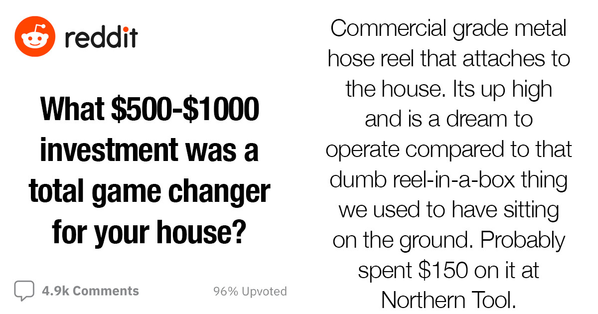 Redditors Share What Game-Changing Home Investment They Tried That’s Within A $1000 Budget