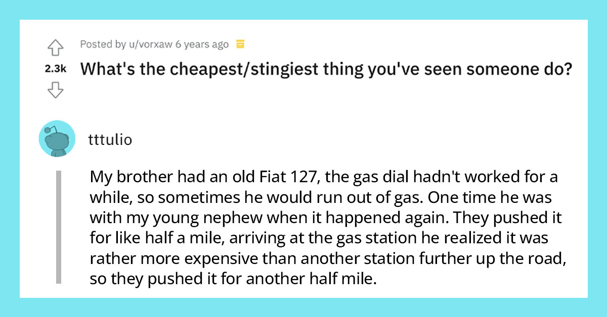 30 Times People Went Too Far On Being Cheap To The Point Of Embarrassment