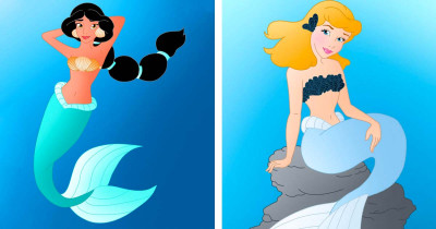 If Ariel Had The Rest of Disney Princesses As Gal Pals, This Is What They Would Look Like
